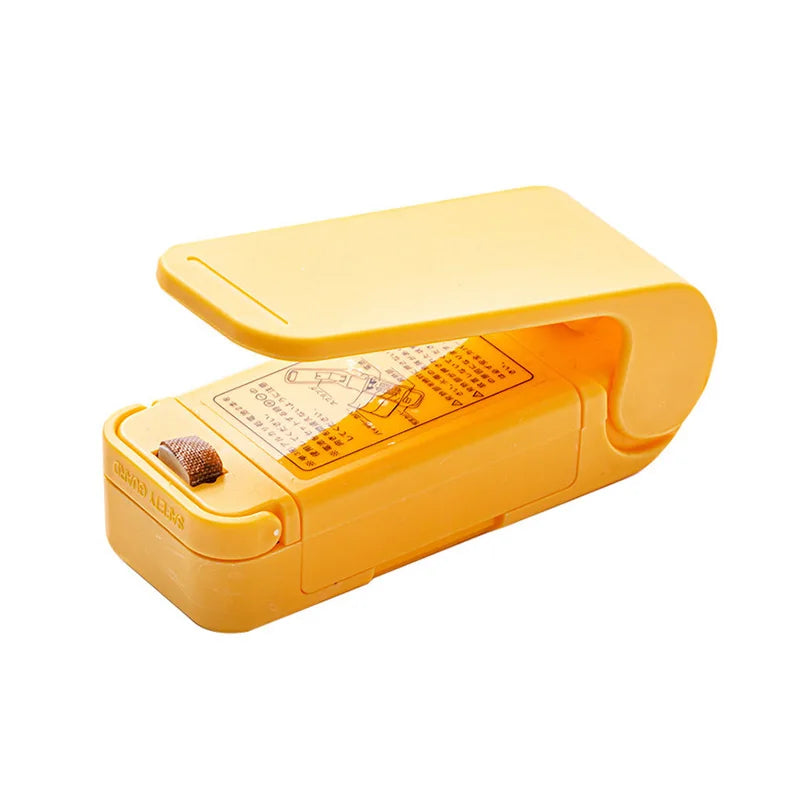 "Portable Plastic Heat Sealer: Seal Snack Bags with Ease!"