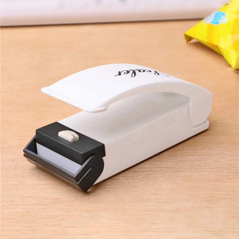 "Portable Plastic Heat Sealer: Seal Snack Bags with Ease!"
