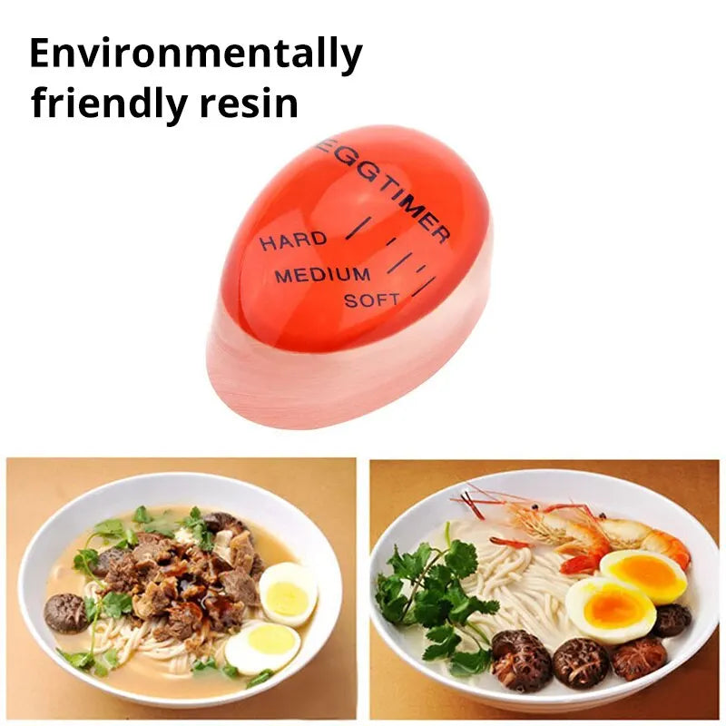 "Creative Mini Egg Timer with Eco-Friendly Resin Kitchen Tool"