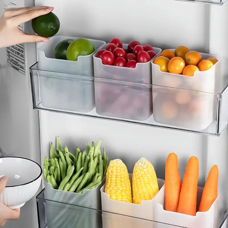 "5-Piece Refrigerator Fresh Food Storage Organizer Set"