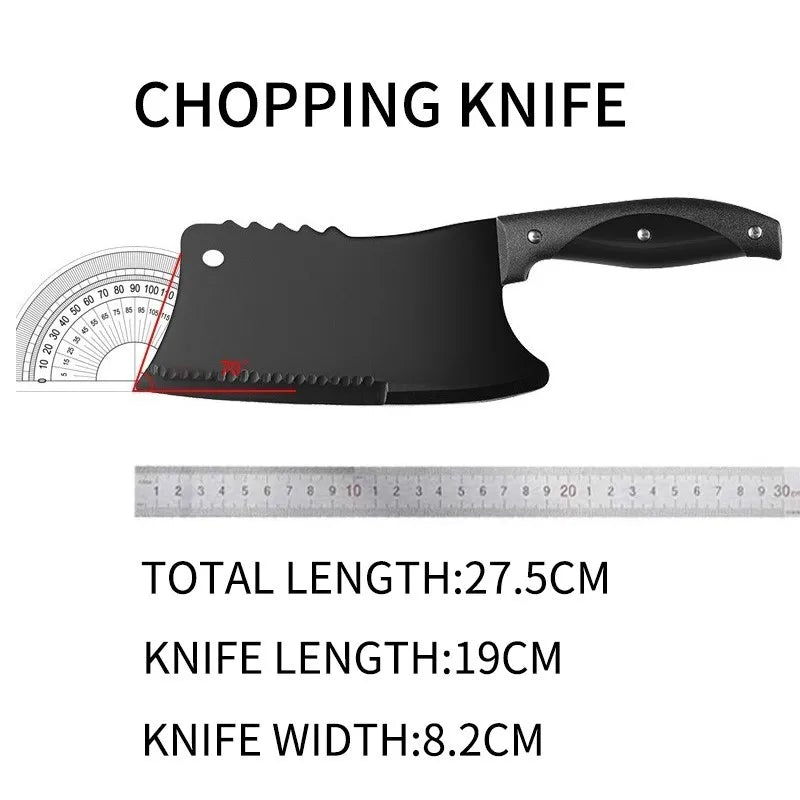 "Ultimate High Hardness Chef Knife Set for Precision Cutting - Ideal for Chopping Bones, Meats, Fish, and Vegetables!"