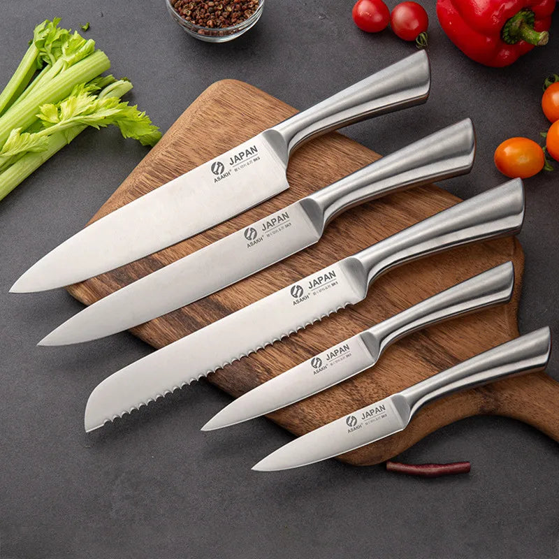 "Ultimate Stainless Steel Kitchen Knife Set - Perfect for Every Cooking Task!"