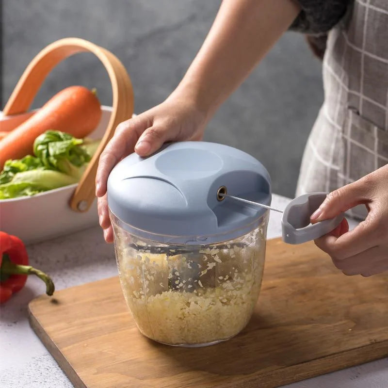 "3-in-1 Manual Food Chopper Set"