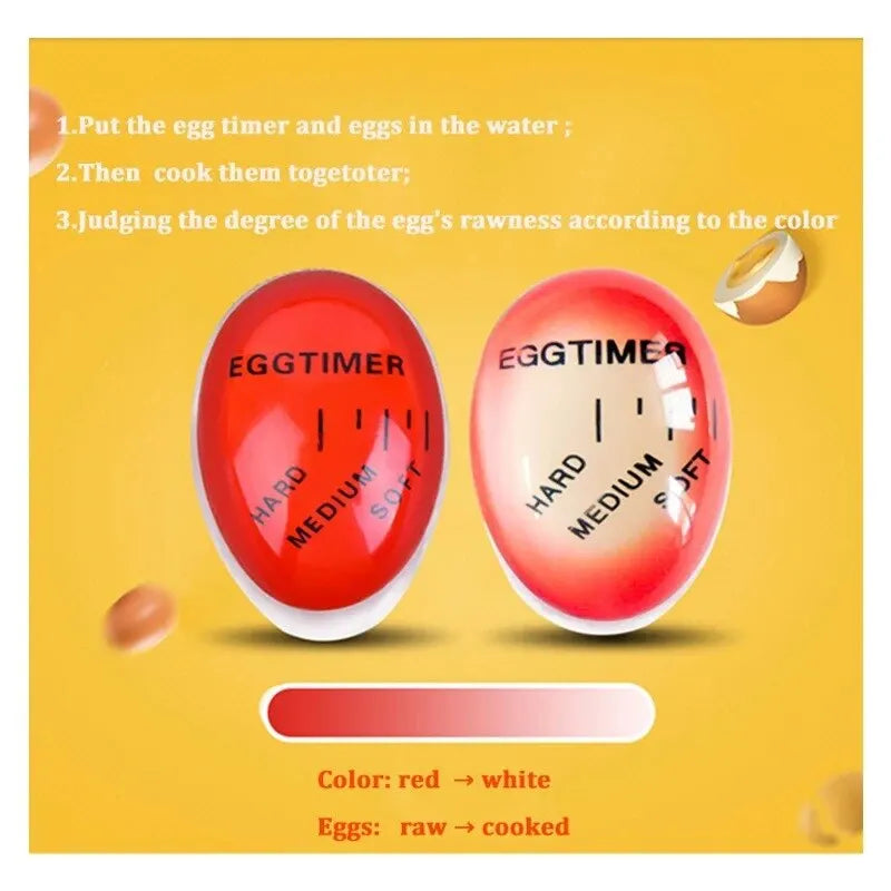 "Creative Mini Egg Timer with Eco-Friendly Resin Kitchen Tool"