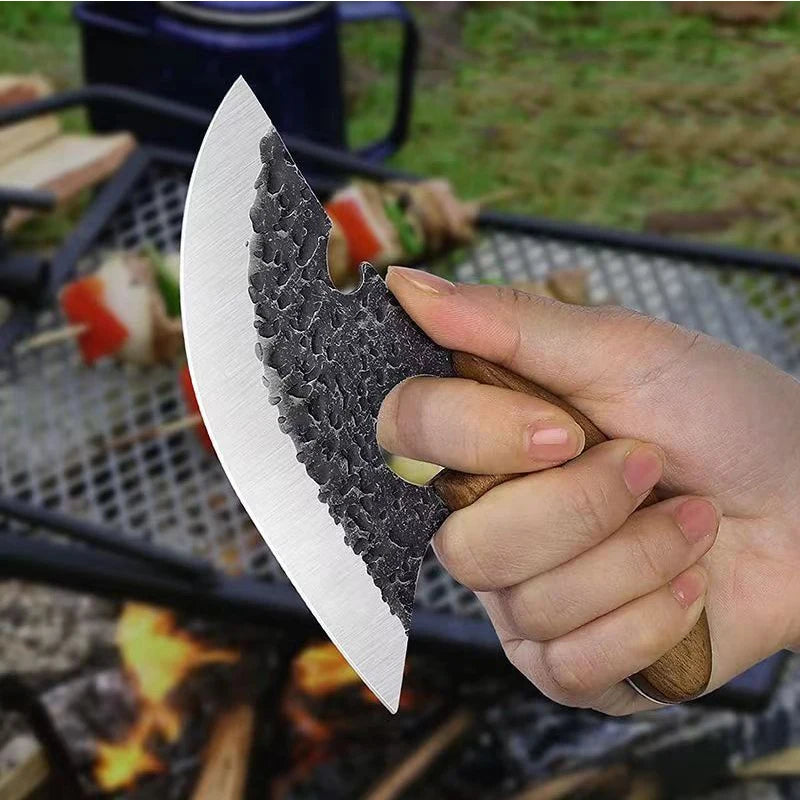 "Ultimate All-in-One Stainless Steel Kitchen Knife - Perfect for Cooking and BBQ!"