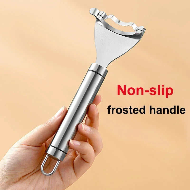 "Stainless Steel Corn Peeler Stripper Shaver Cutter - Kitchen Gadget Tool"